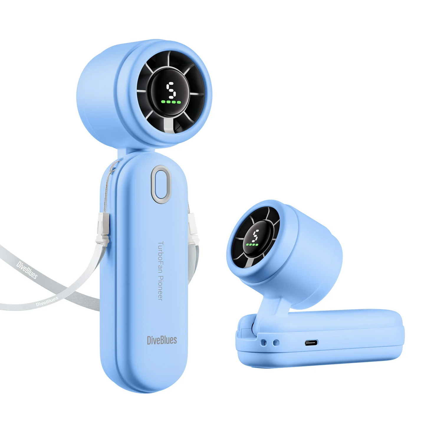 Diveblues Portable Turbo Handheld Fan D5042