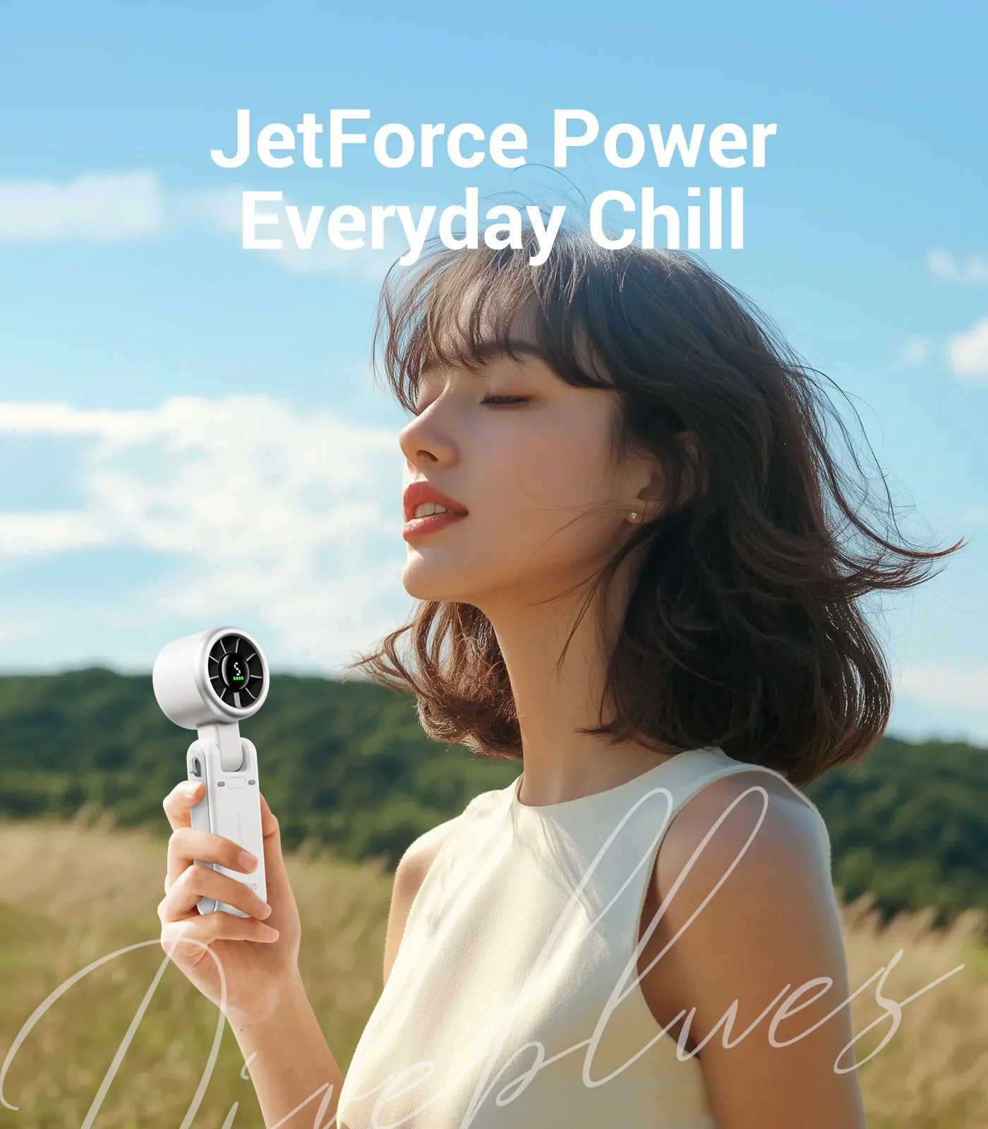 Diveblues Portable 3 IN 1 Handheld Turbo Fan