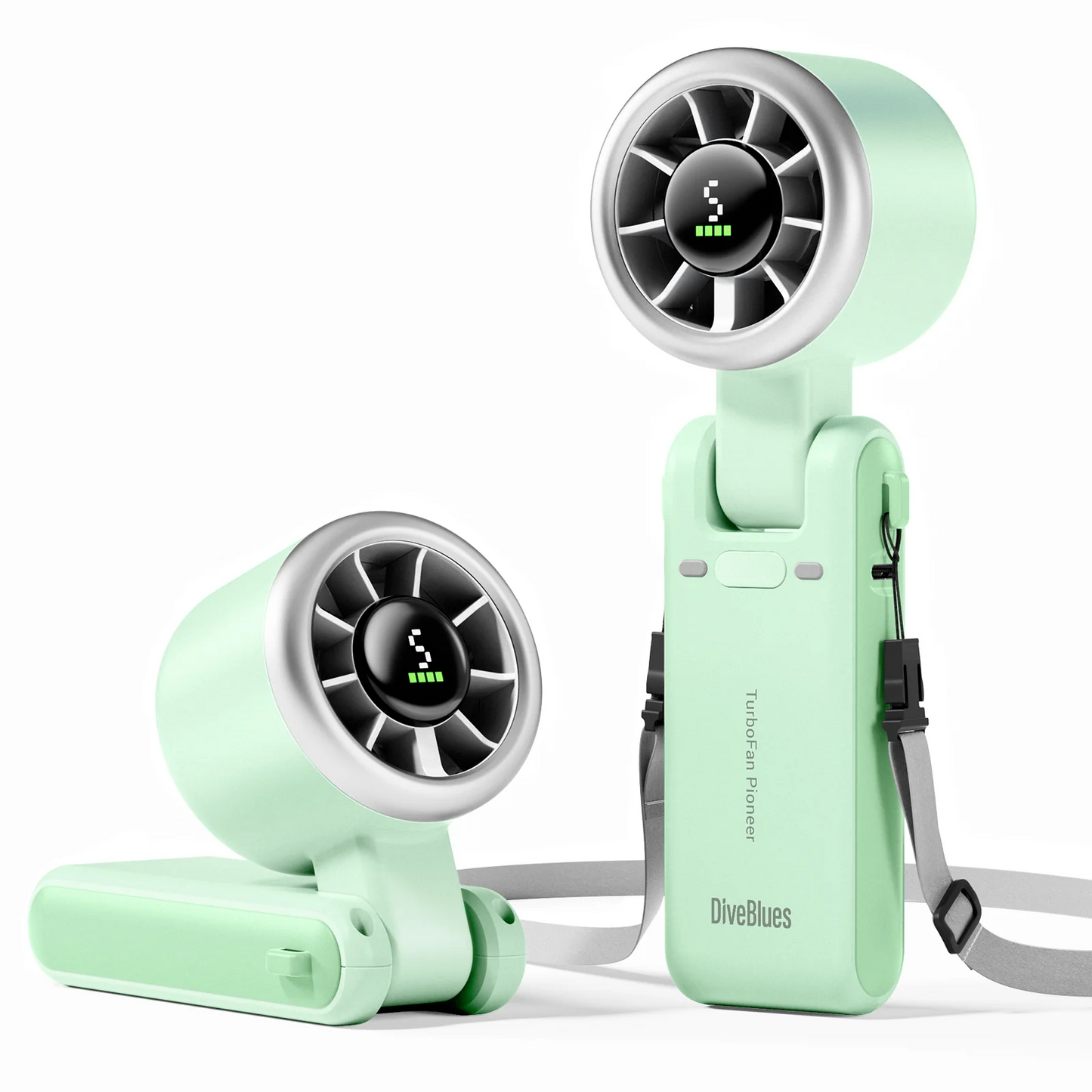 Diveblues Portable Turbo Handheld Fan N607D