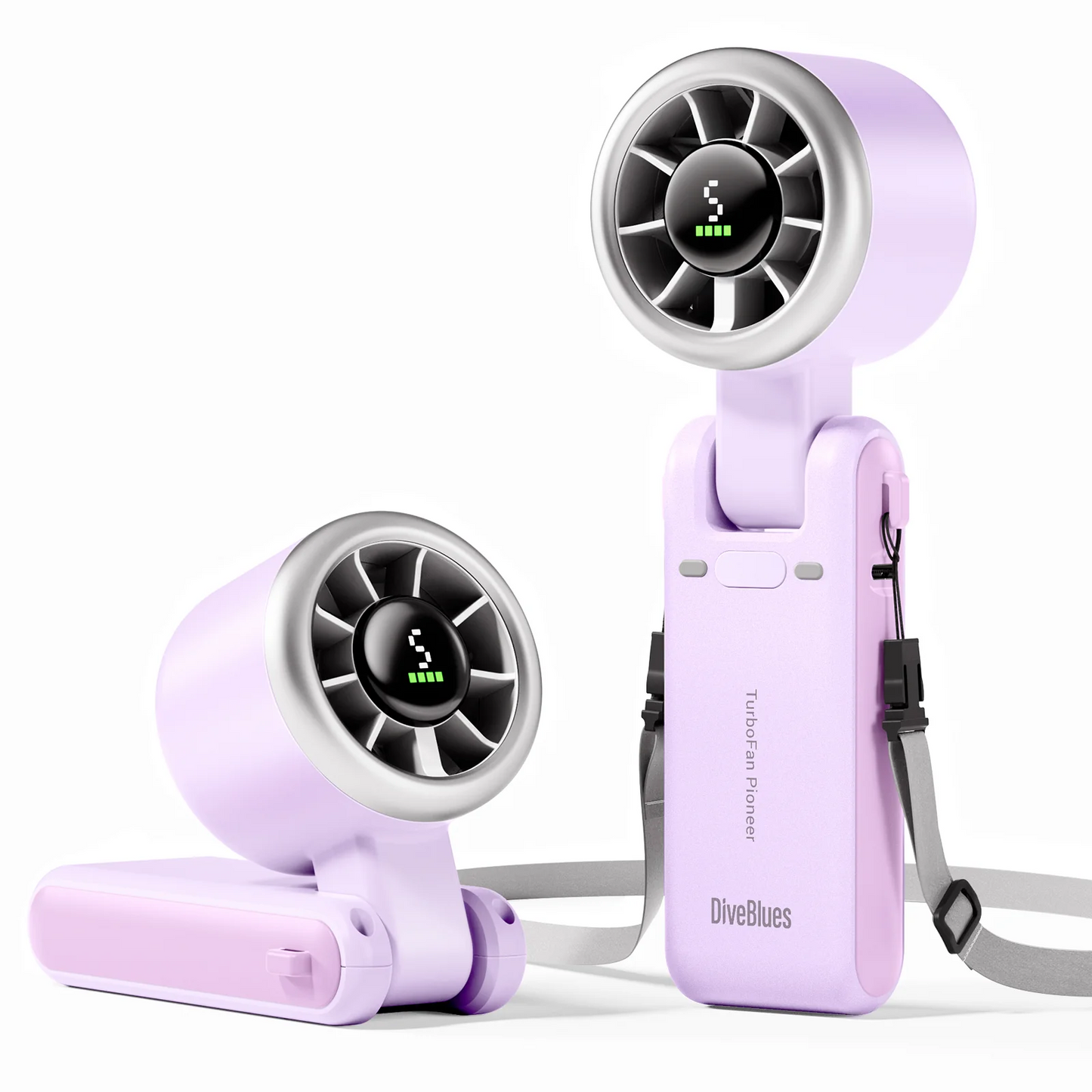 Diveblues Portable Turbo Handheld Fan N607D