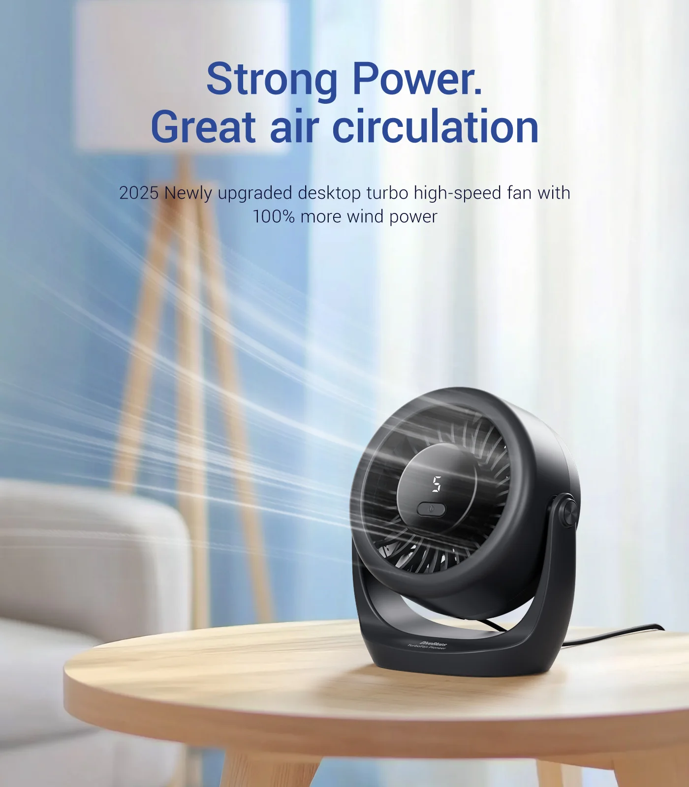 Diveblues USB Desk Turbo Fan D5001