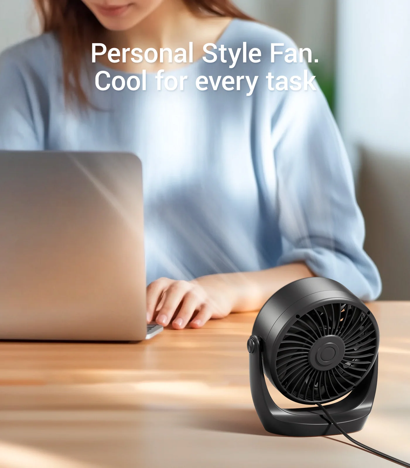 Diveblues USB Desk Turbo Fan D5001