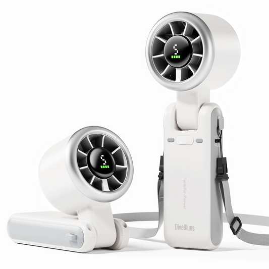 Diveblues Portable 3 IN 1 Handheld Turbo Fan