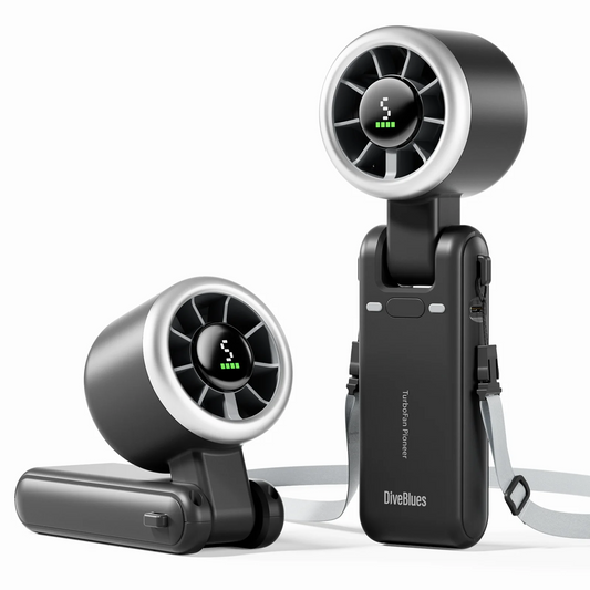 Diveblues Portable Turbo Handheld Fan N607D